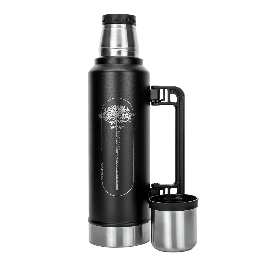Termo Negro Araucaria 1.3 lt, Atakama - Imagen 3