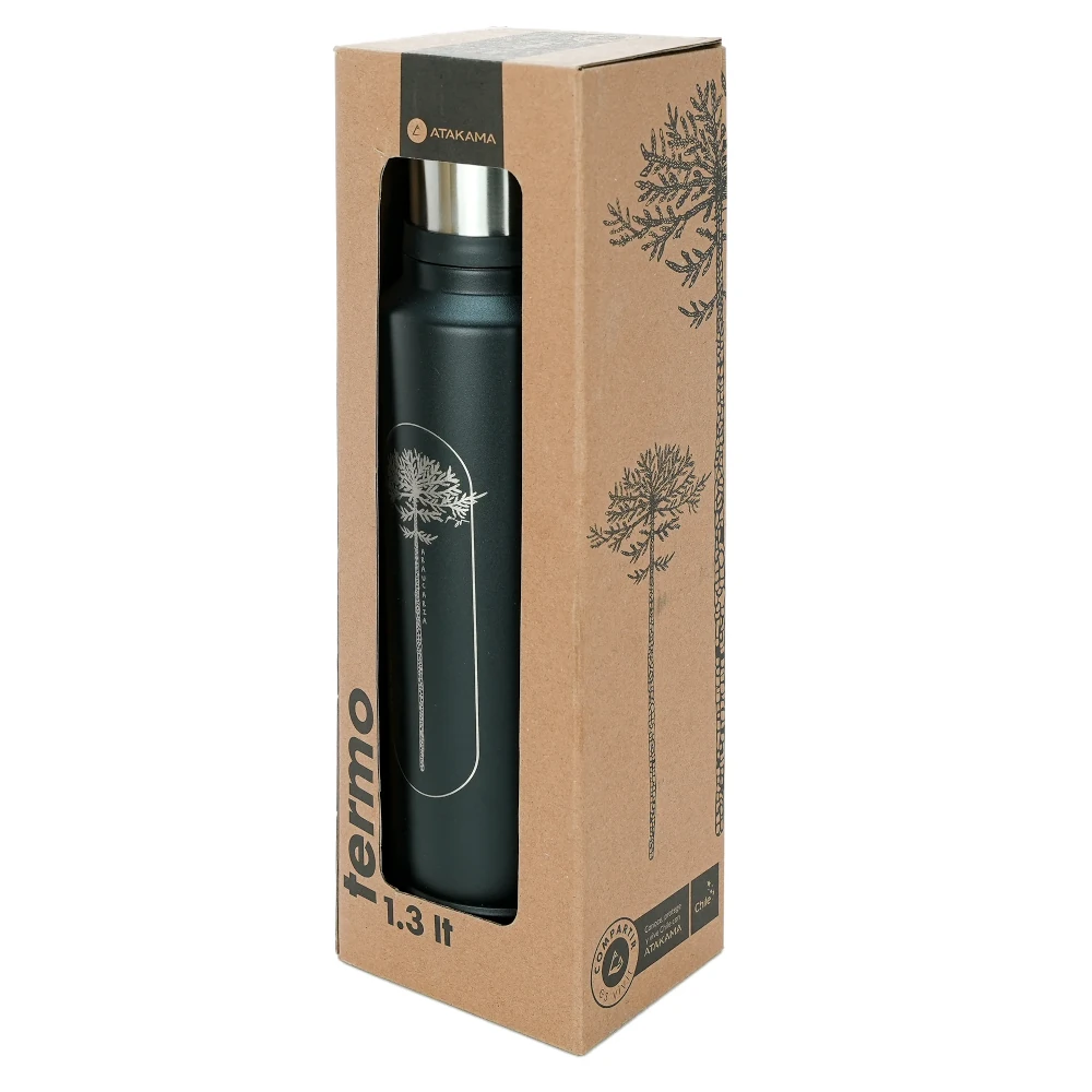 Termo Negro Araucaria 1.3 lt, Atakama - Imagen 4