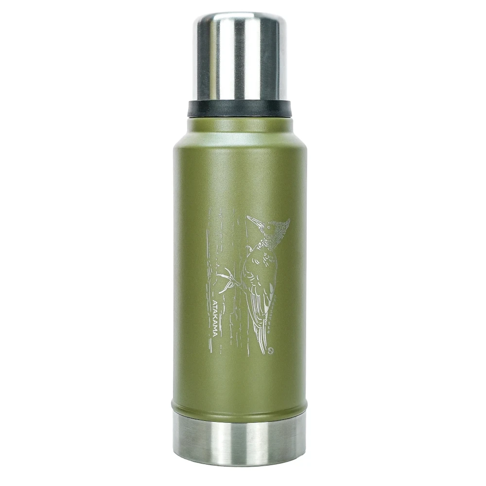 Termo Verde Pájaro Carpintero 1 lt, Atakama