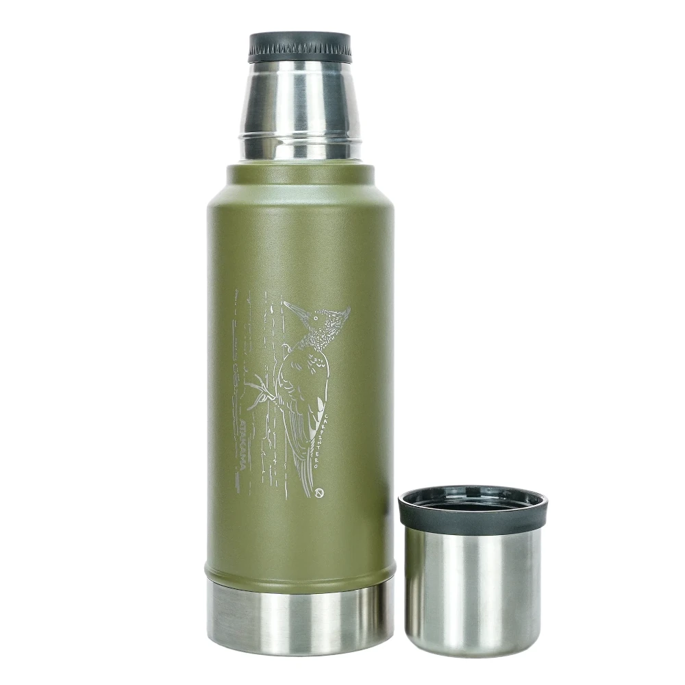 Termo Verde Pájaro Carpintero 1 lt, Atakama - Imagen 3
