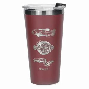 Vaso Térmico Burdeo Peces 480 ml, Atakama