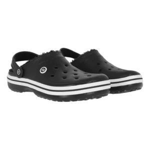 Clogs Airline Black White Hombre, Bamers