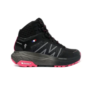 Botín Outdoor Waterproof AW03 Negro-Fucsia Mujer, Michelin