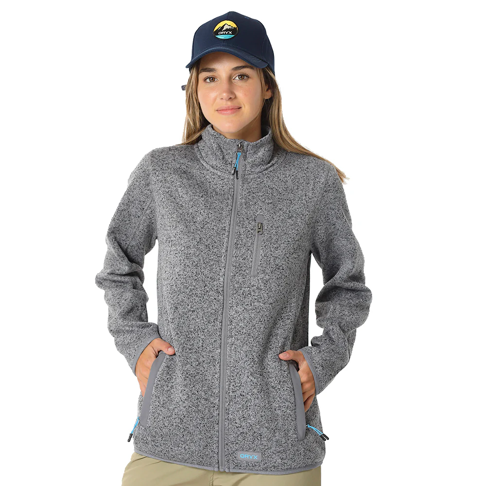 Fleece Knitted Katmai Mujer, Oryx