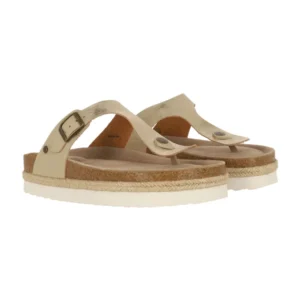 Sandalia Kend Capri Yute Mid Gold Mujer, Bamers