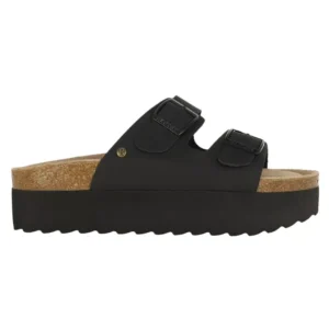 Sandalia Plataforma Kend Negra Mujer, Bamers