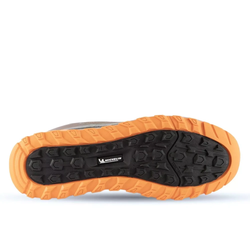 Zapatilla Trail Running DR27 Khaki-Naranjo Hombre, Michelin - Imagen 4