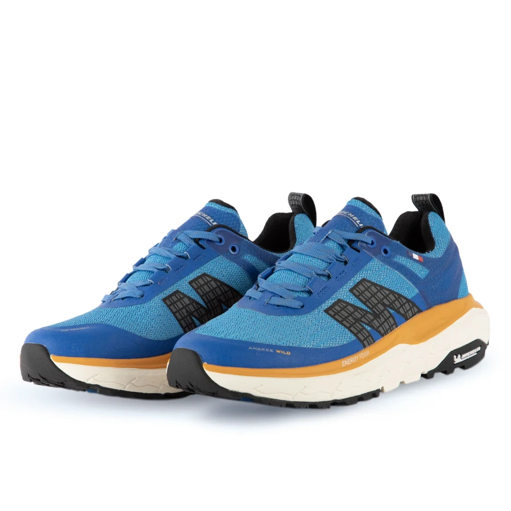 Zapatilla Trail Running AW01 Azul - Amarillo Hombre, Michelin - Imagen 3