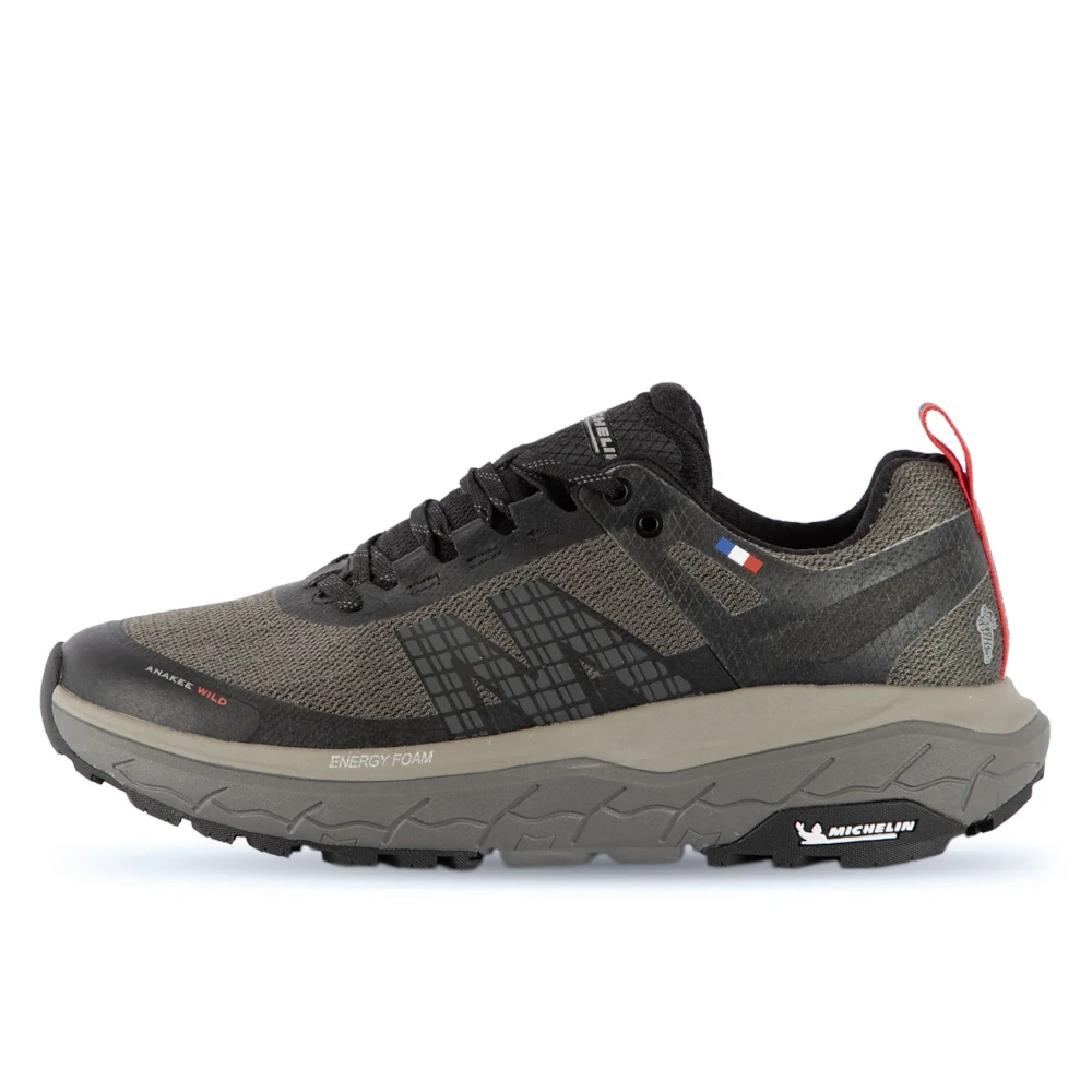 Zapatilla Trail Running AW01 Negro-Rojo Hombre, Michelin - Imagen 2