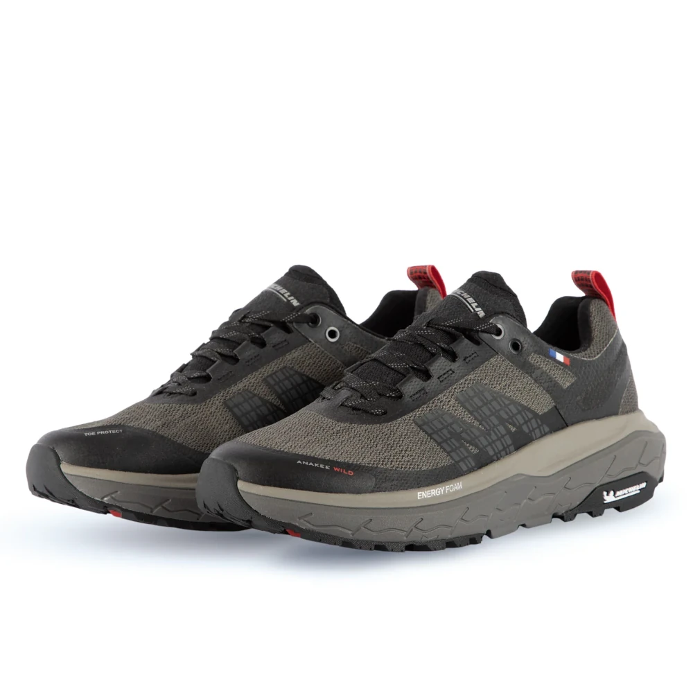 Zapatilla Trail Running AW01 Negro-Rojo Hombre, Michelin - Imagen 3