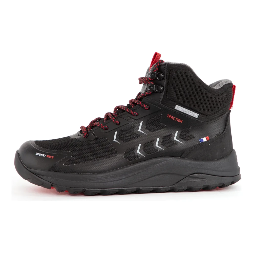 Zapatilla Outdoor Waterproof DR21 Negro-Rojo Mujer, Michelin - Imagen 2