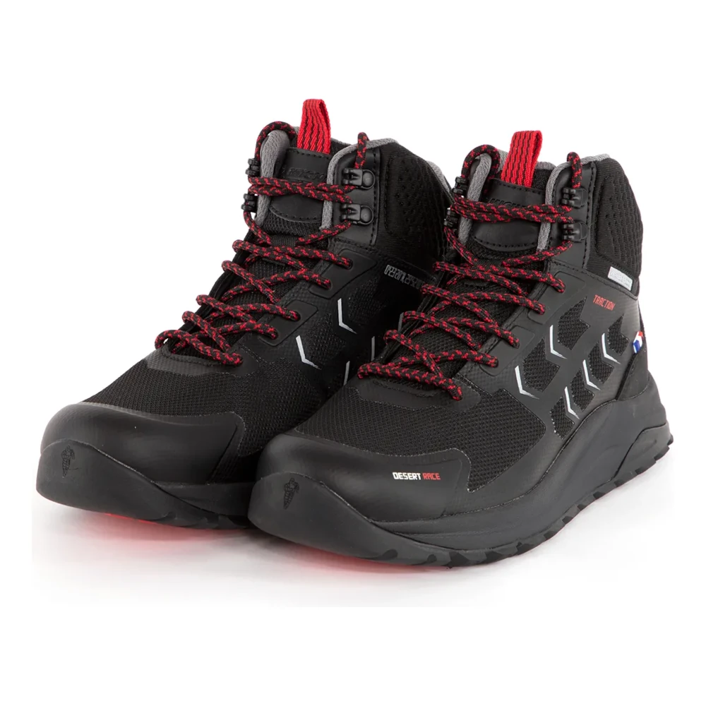 Zapatilla Outdoor Waterproof DR21 Negro-Rojo Mujer, Michelin - Imagen 3