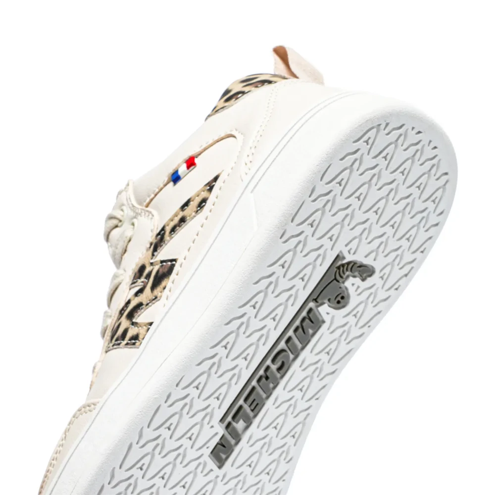 Zapatilla Urbana PS17 Beige-Leopardo Mujer, Michelin - Imagen 5