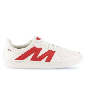 Zapatilla Urbana PS20 Blanco-Rojo Mujer, Michelin