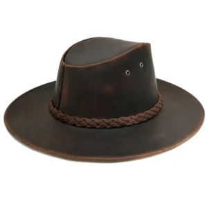 Sombrero Cuero Natural Bahual Café Hombre, Oryx