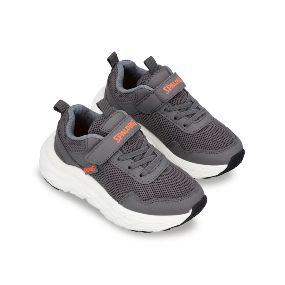 Zapatilla Fitness Ivar Gris - Naranjo Niño, Spalding - Imagen 4